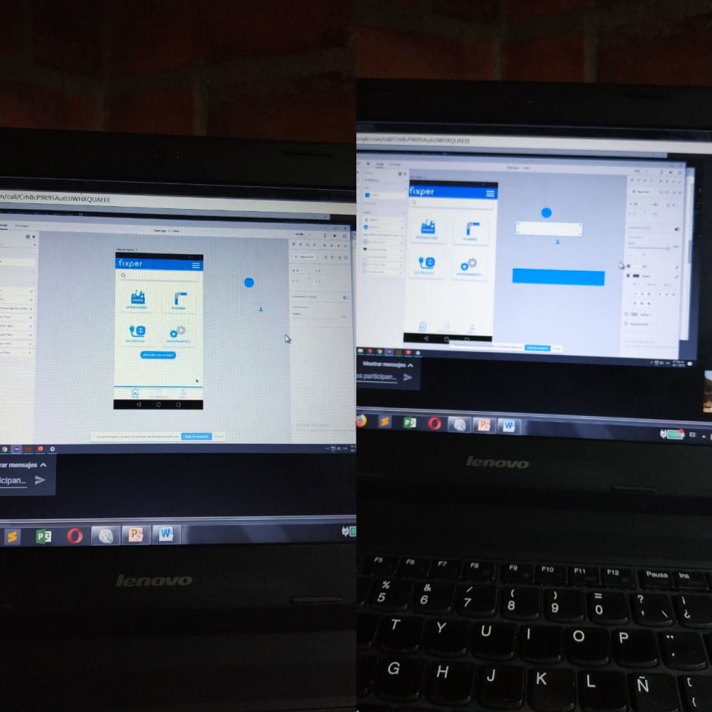 Primeros wireframes del flujo de usuario